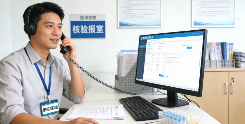 林芝家庭与医生共同查看解读基因