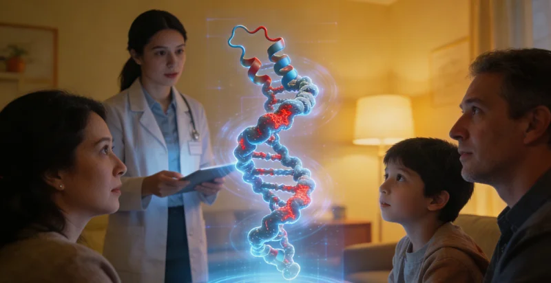 阜新医生进行基因报告解读咨询