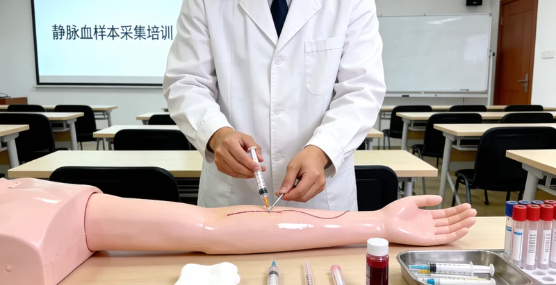 义马基因检测中心医护人员进行静