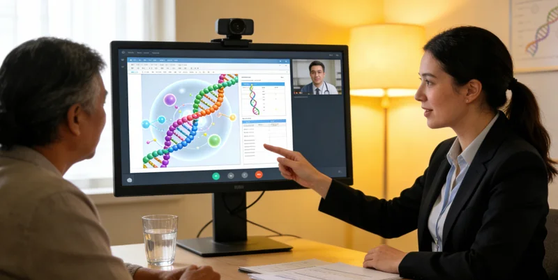广德家庭进行基因报告解读与健康