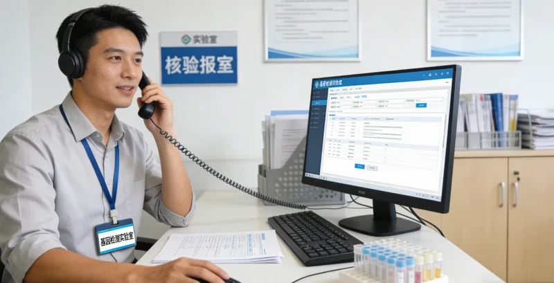 科右中旗居民与医生进行遗传咨询