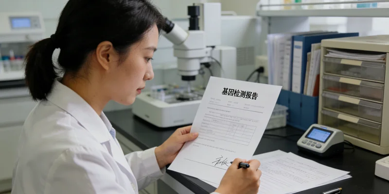 三亚基因检测报告解读与沟通示意