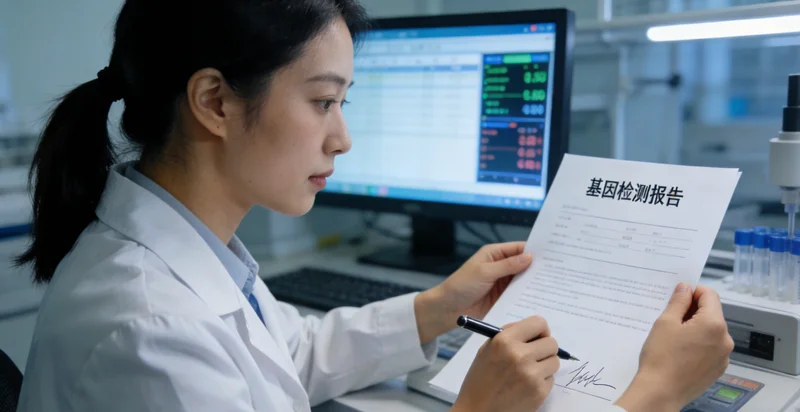 茫崖APC基因检测报告解读示意