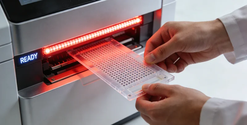 西乌旗女性进行乳腺超声检查场景