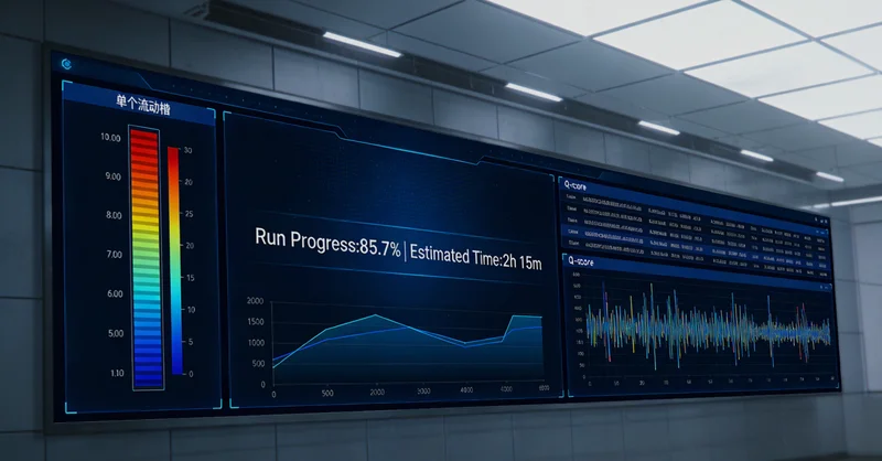 专业实验室进行基因测序数据分析