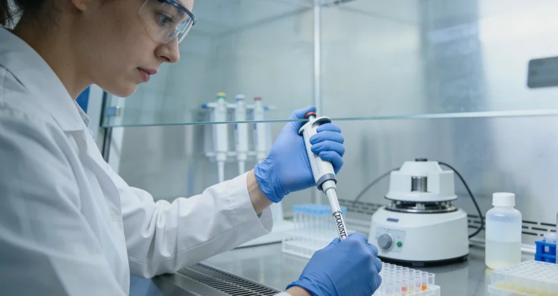 锦州基因检测实验室工作场景