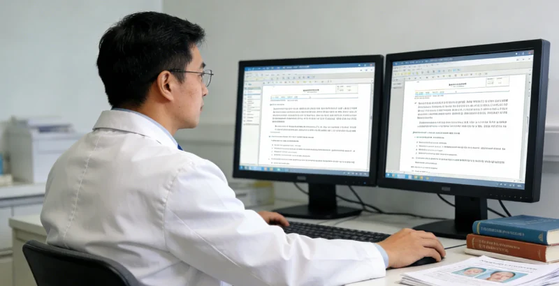 济南家庭共同讨论基因检测报告与