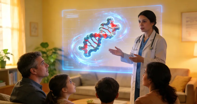 绍兴市民与遗传咨询师进行面对面