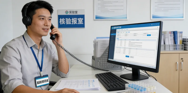 石家庄医院母女遗传咨询场景