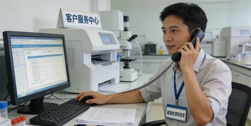 荔浦遗传咨询医生向患者讲解基因