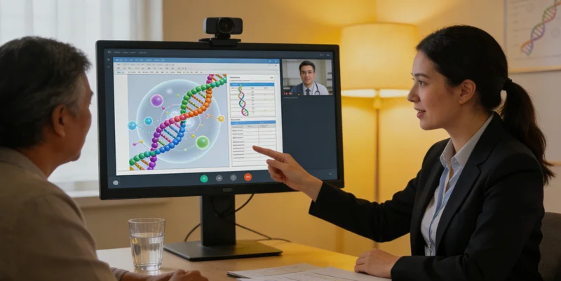 陇南女性进行遗传咨询了解基因检