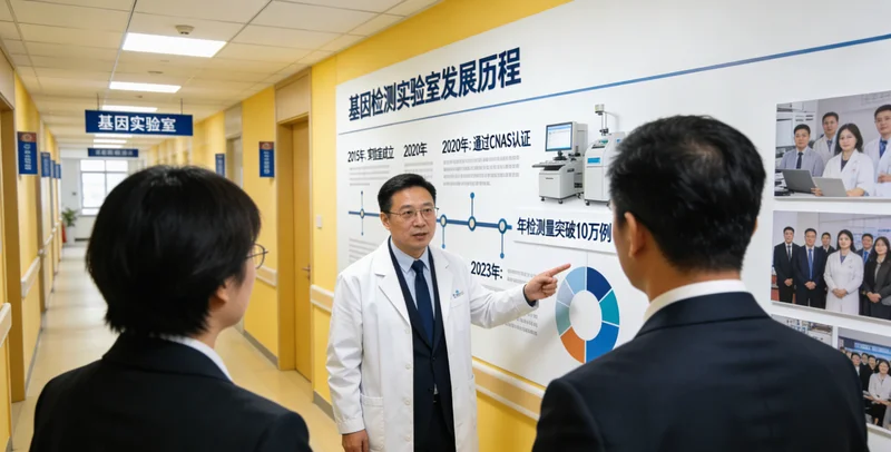 文山家庭成员共同讨论基因检测结