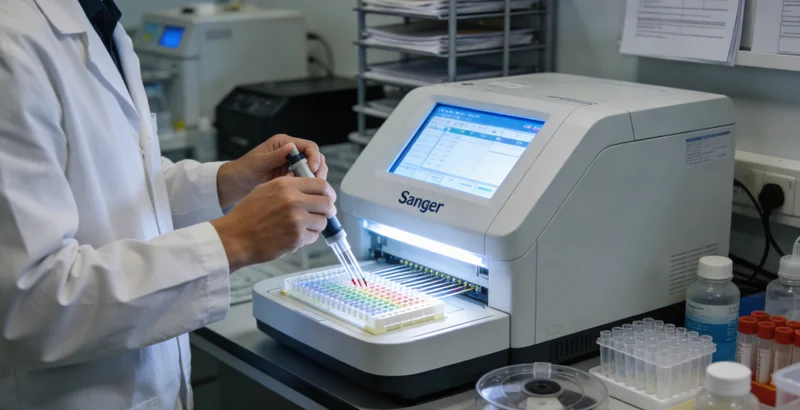 基因检测实验室内部高通量测序仪