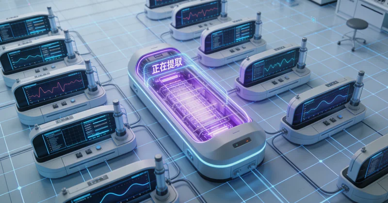 瑞丽基因检测实验室仪器工作