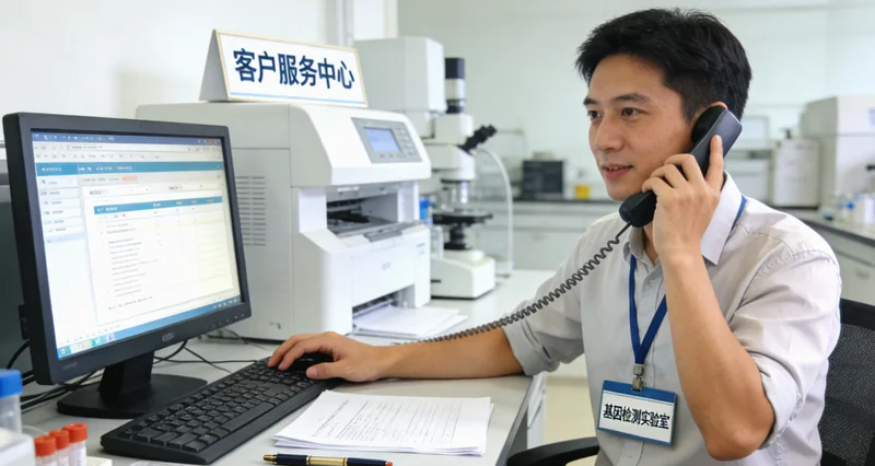 霸州医生向患者解读基因检测报告