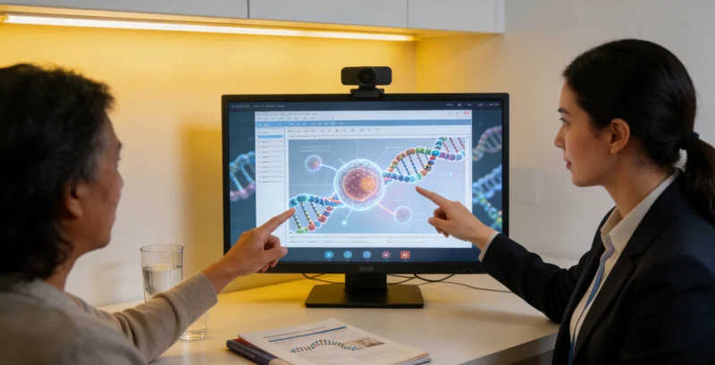 锦州医院遗传咨询场景,医生与市