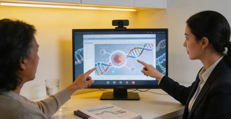 樟树家庭讨论基因与健康话题