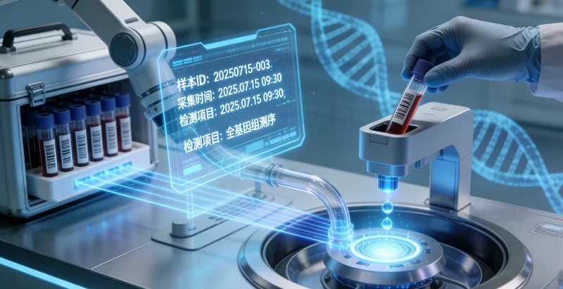 北京基因检测概念图-DNA双螺