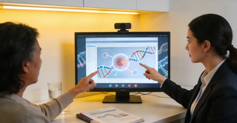 文昌遗传咨询师与家庭沟通场景