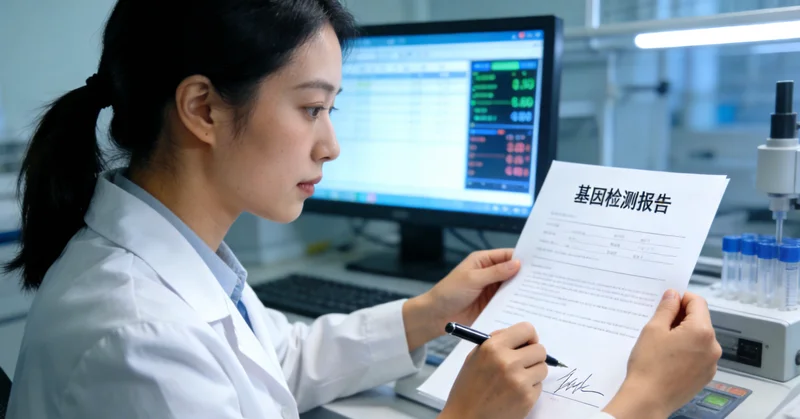 汾阳居民阅读基因检测报告上意义