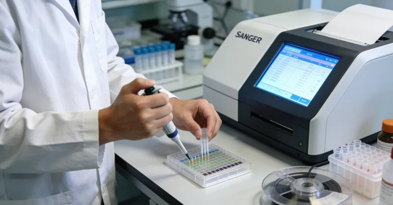 慈溪基因检测实验室工作场景