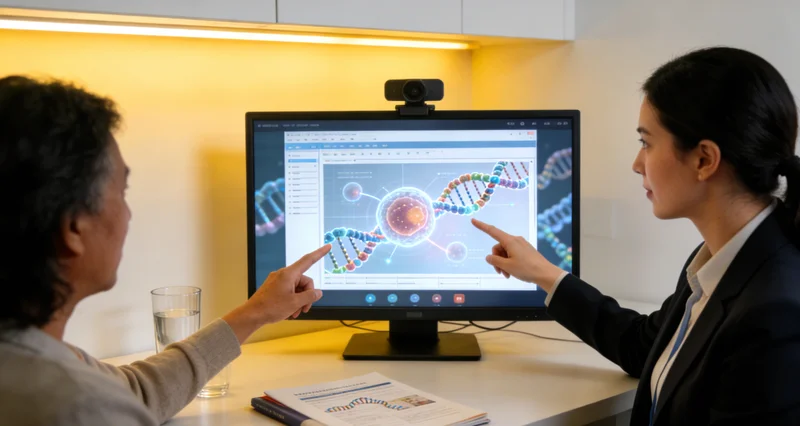 广德家庭与遗传咨询师沟通基因报