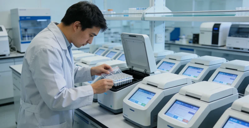 深圳儿童医院医生为幼儿进行散瞳