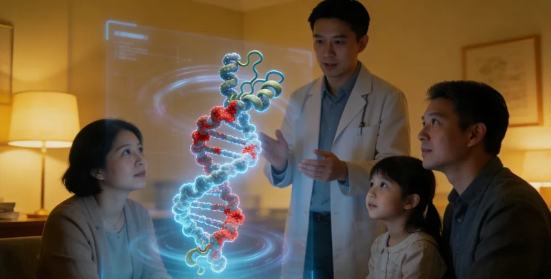 杭锦旗居民与医生沟通基因报告