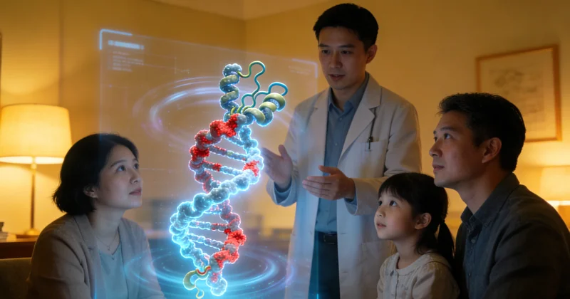 巢湖医院遗传咨询医生与患者交流