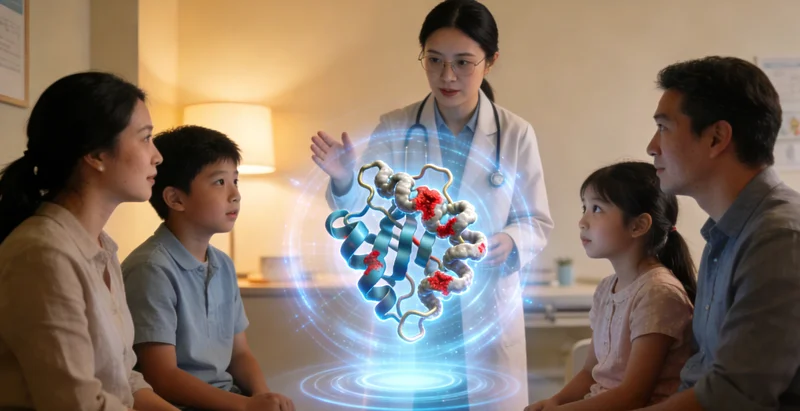 樟树遗传咨询师与家庭面对面交流