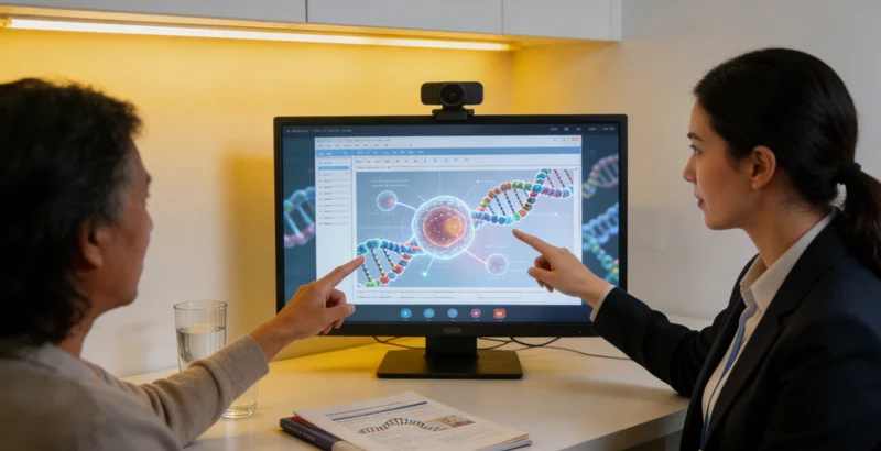 兴化女性进行遗传咨询与医生沟通