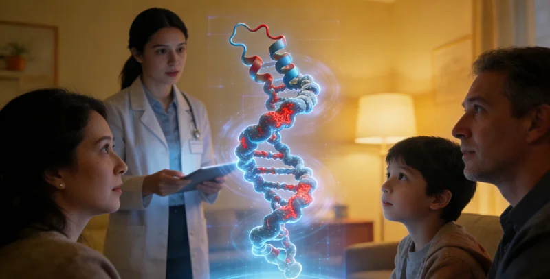 哈尔滨家庭获得基因检测报告与医