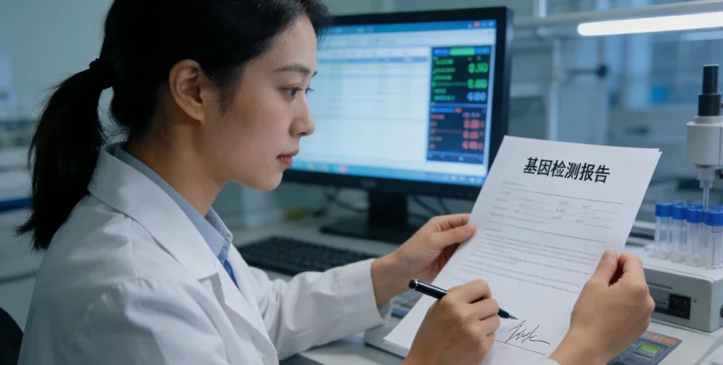 嫩江基因检测报告科学解读示意图