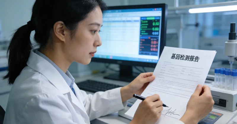 遂宁家庭围坐查看基因检测报告讨