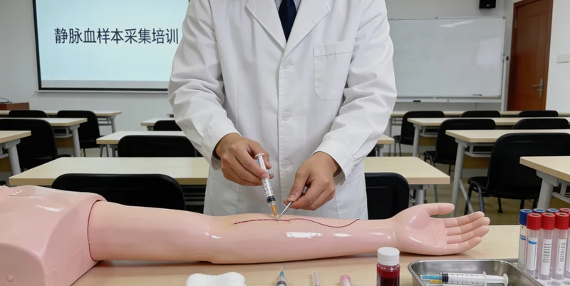 日喀则护士进行静脉采血用于基因