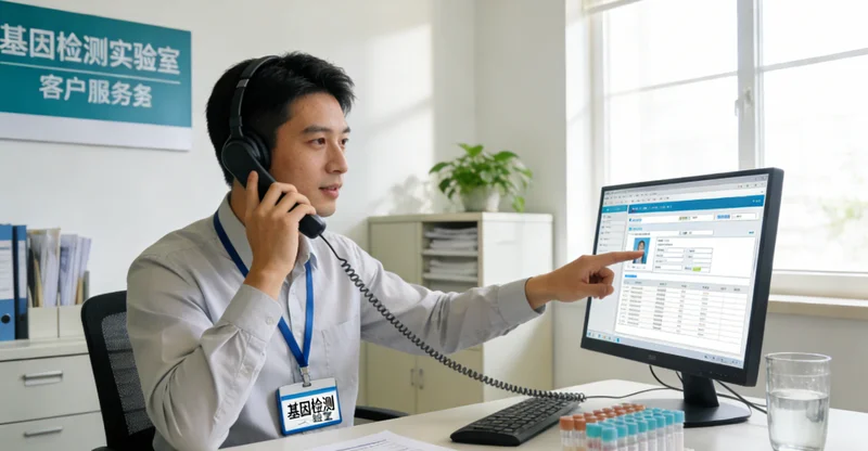 黔西遗传咨询医生向夫妇解释AF