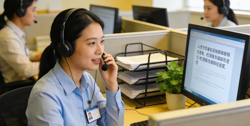 兴城遗传咨询师与家庭进行基因报