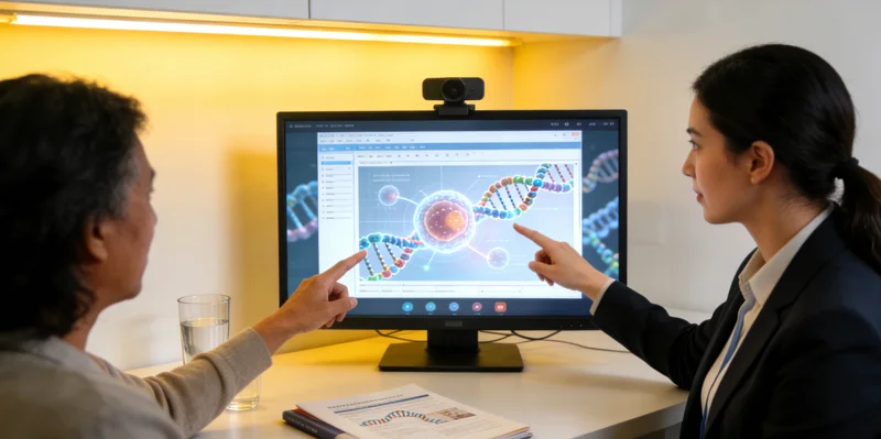 德宏遗传咨询师与家庭进行健康咨