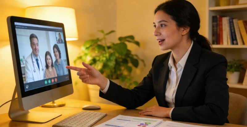 德阳遗传咨询师进行线上报告解读