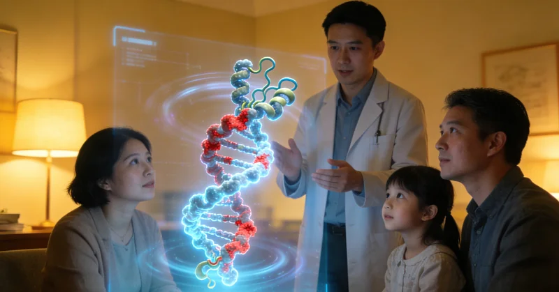 泸水女性进行遗传咨询场景