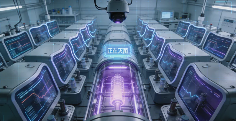 昆玉基因检测实验室内部工作场景