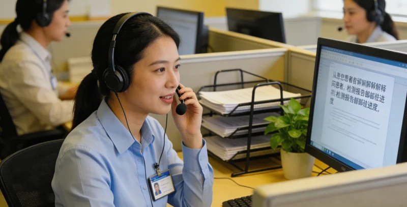 鹤壁医生与患者沟通肾癌基因检测