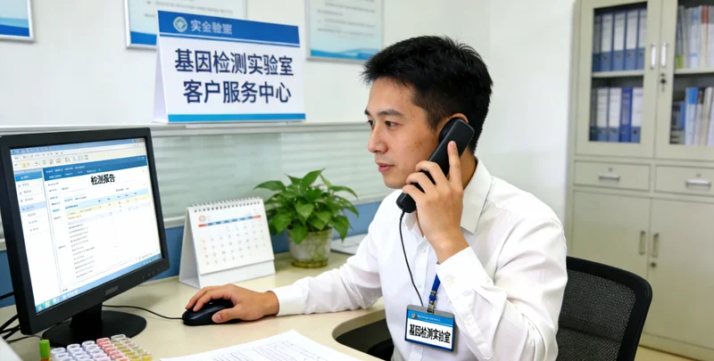 七台河市民在医院进行遗传咨询场