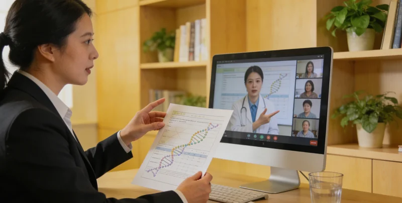 慈溪专家解读基因检测报告示意图