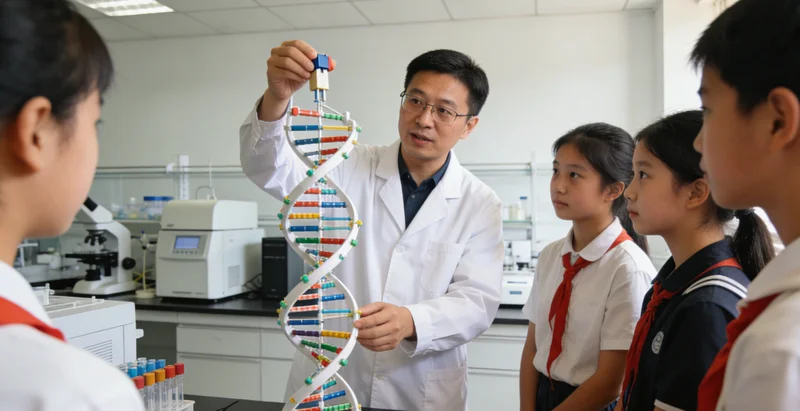 西双版纳遗传咨询师为居民解读基