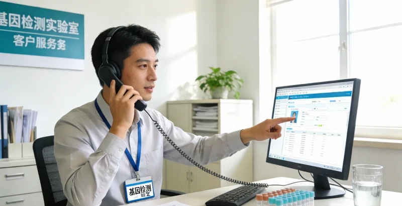 盘州居民在医院进行遗传咨询沟通