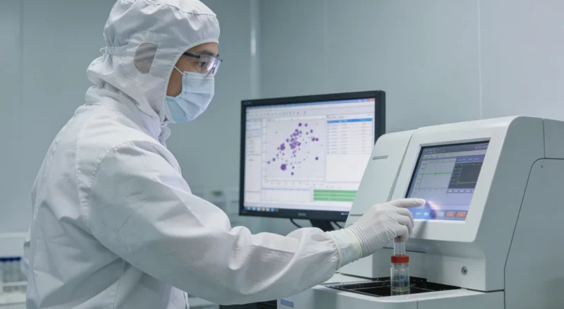 贵溪婴幼儿在进行眼科检查