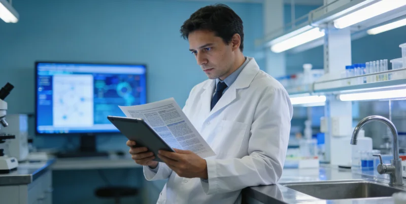 沙湾专业基因检测实验室工作场景