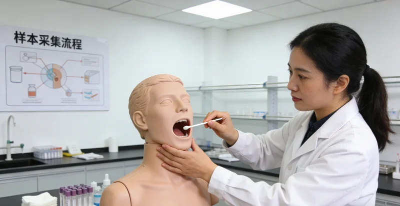 扶余儿童无痛基因检测采样示意