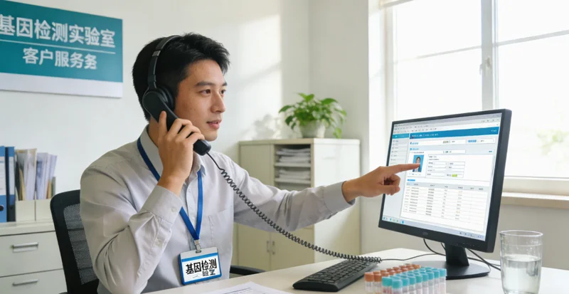 潜山家庭接受遗传咨询师解读报告